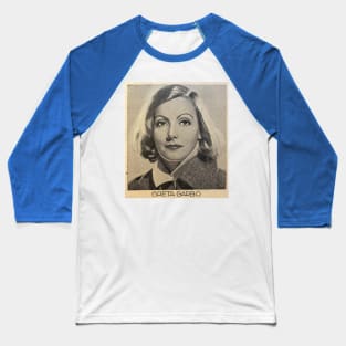 Greta Garbo Baseball T-Shirt